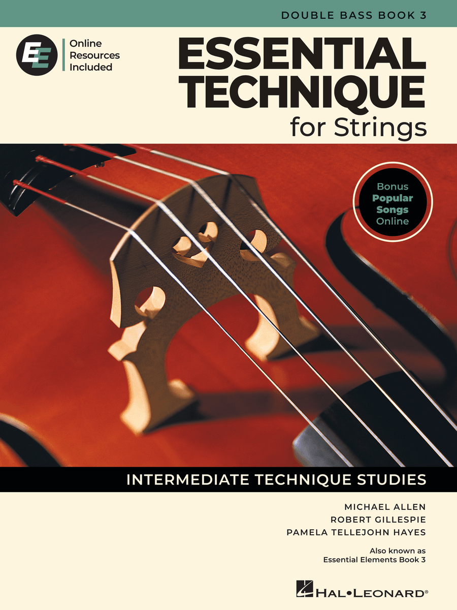 Essential Technique for Strings – Double Bass Book 3 with Online Resources String Orchestra scores gallery preview page 1