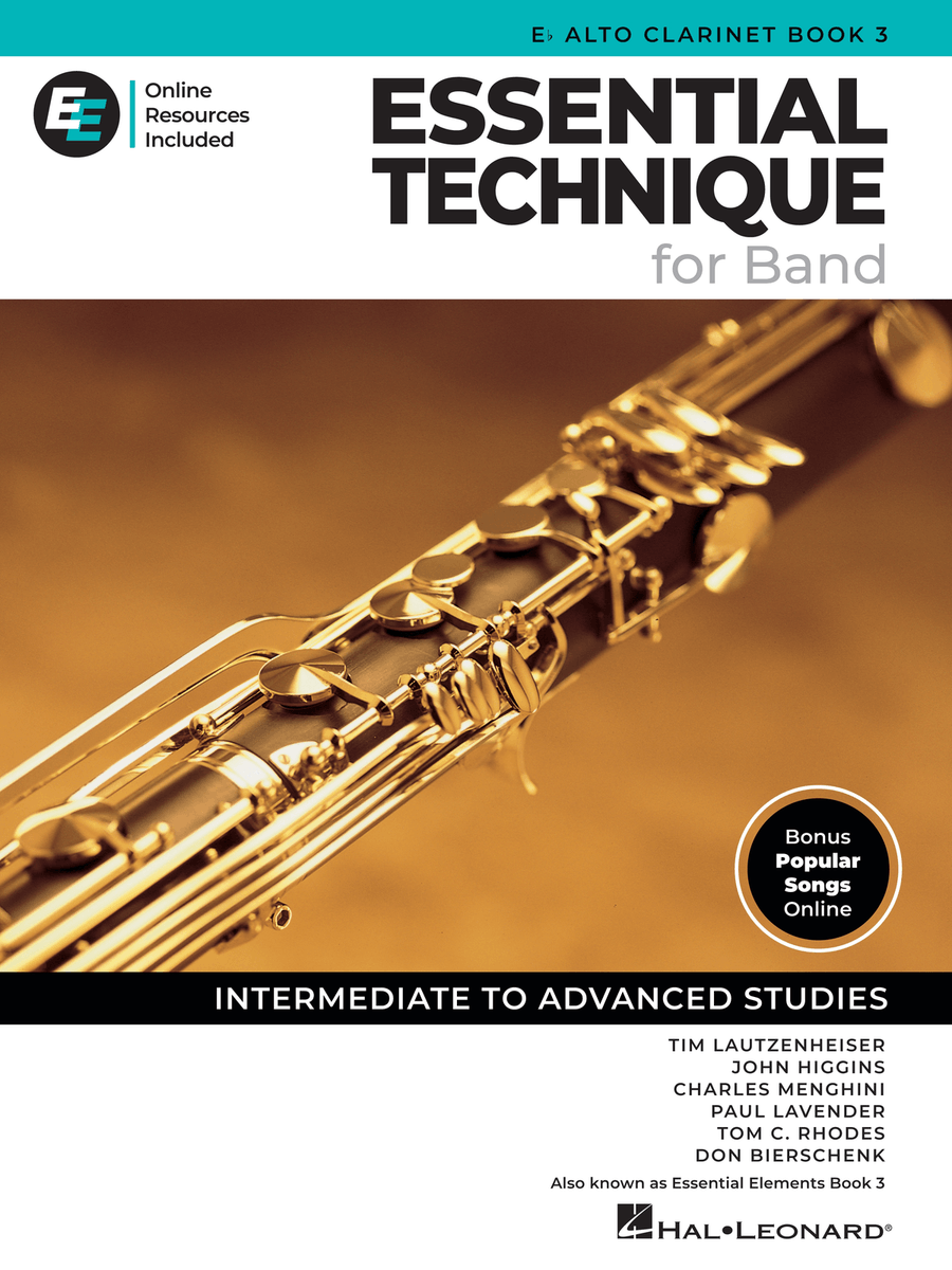 Essential Technique for Band – Eb Alto Clarinet Book 3 with Online Resources Concert Band Methods scores gallery preview page 1