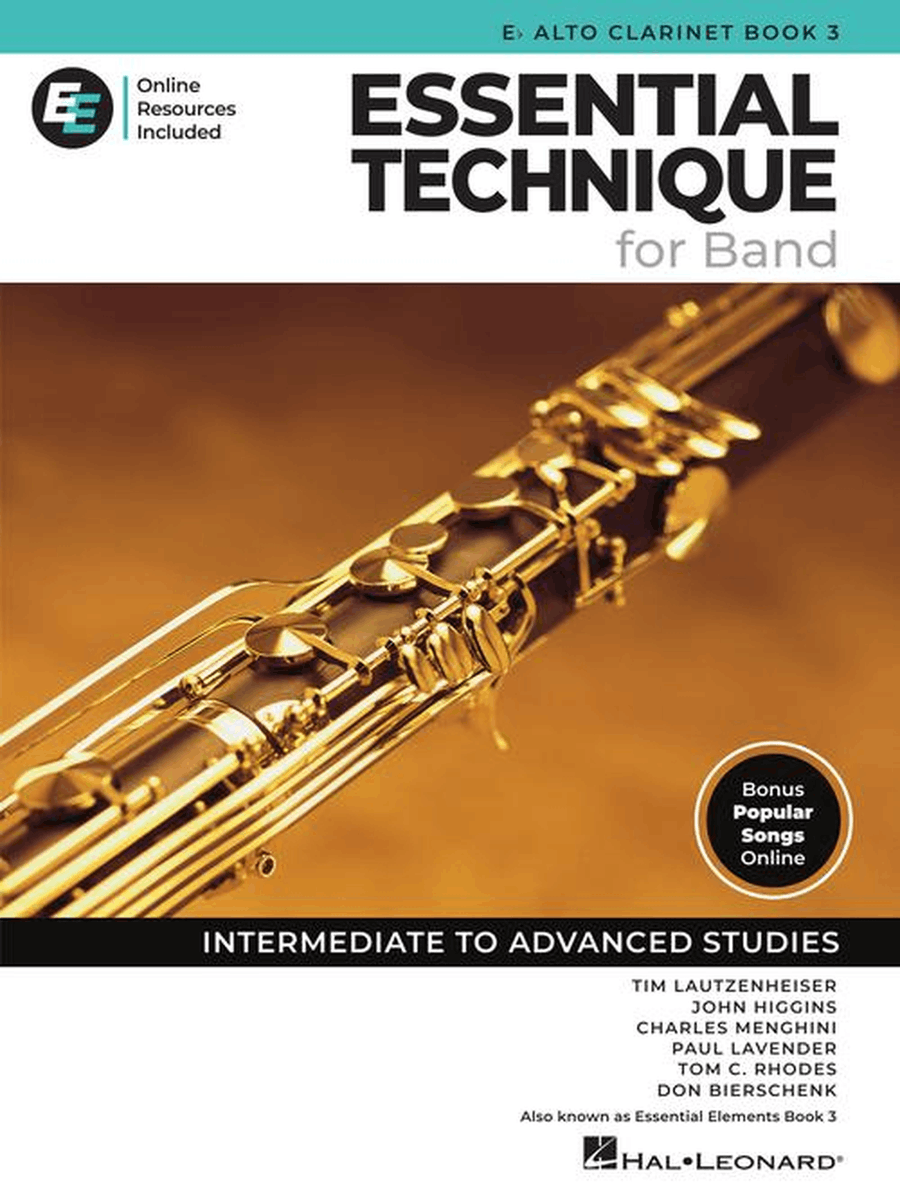Essential Technique for Band – Eb Alto Clarinet Book 3 with Online Resources Concert Band Methods scores gallery preview page 2