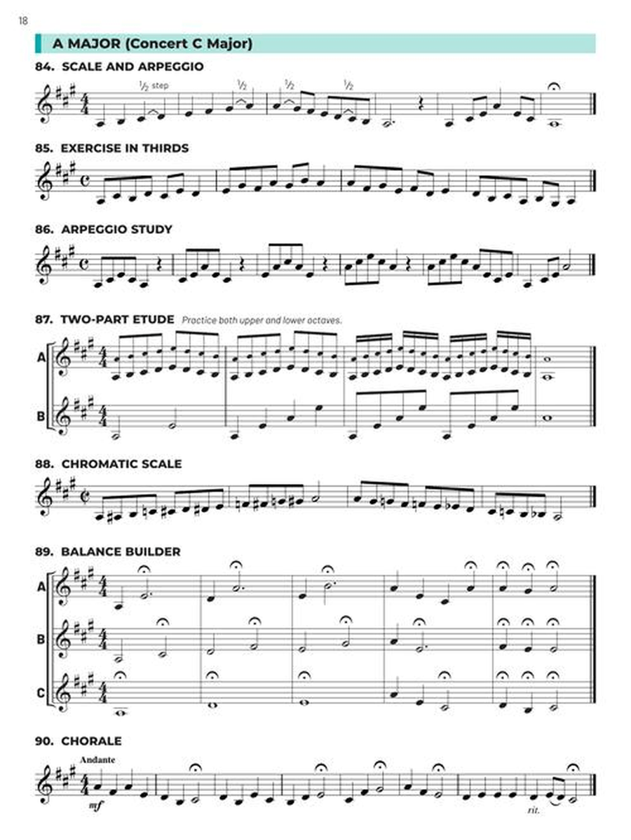 Essential Technique for Band – Eb Alto Clarinet Book 3 with Online Resources Concert Band Methods scores gallery preview page 4