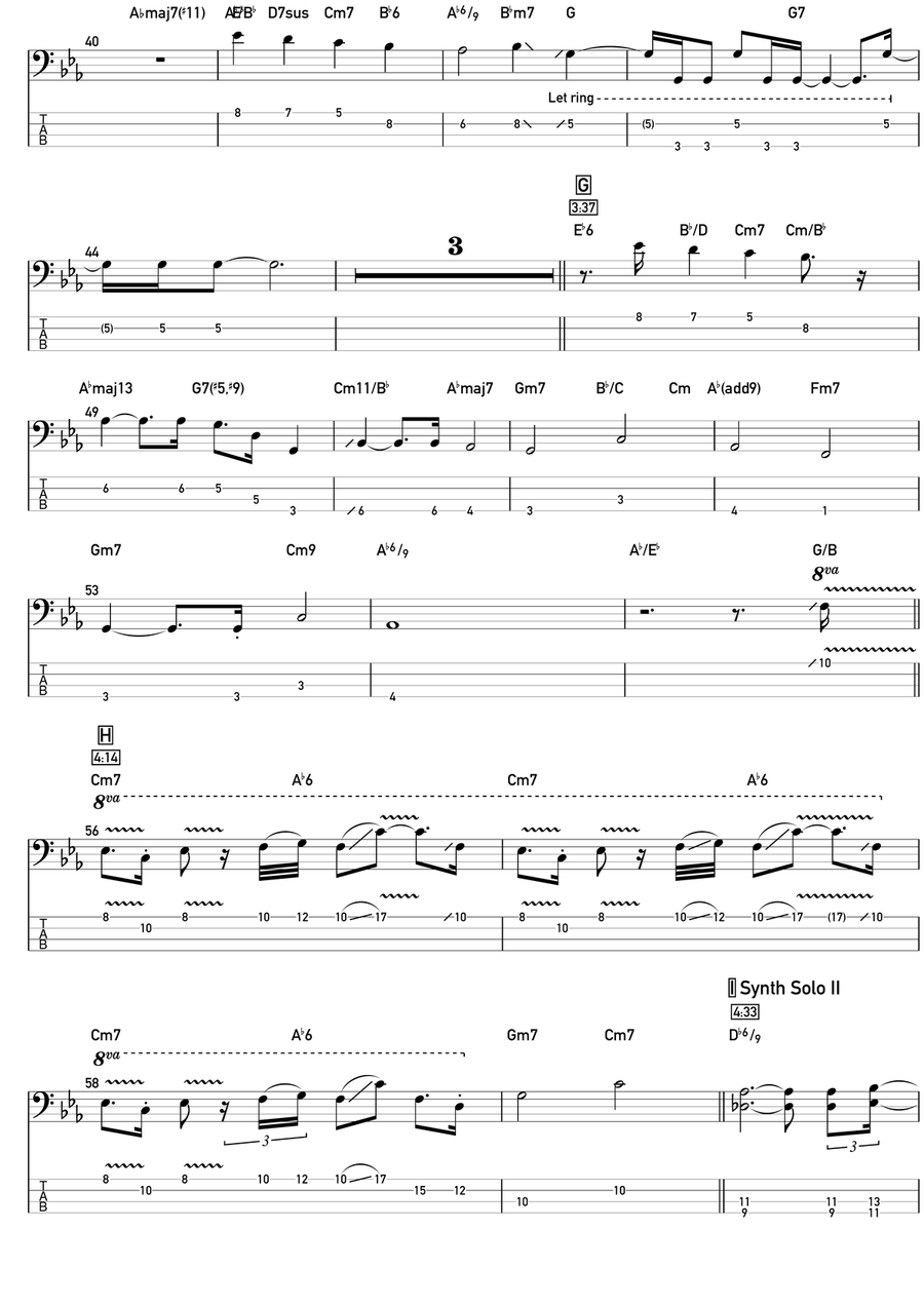 A Remark You Made Acoustic Guitar scores gallery preview page 3