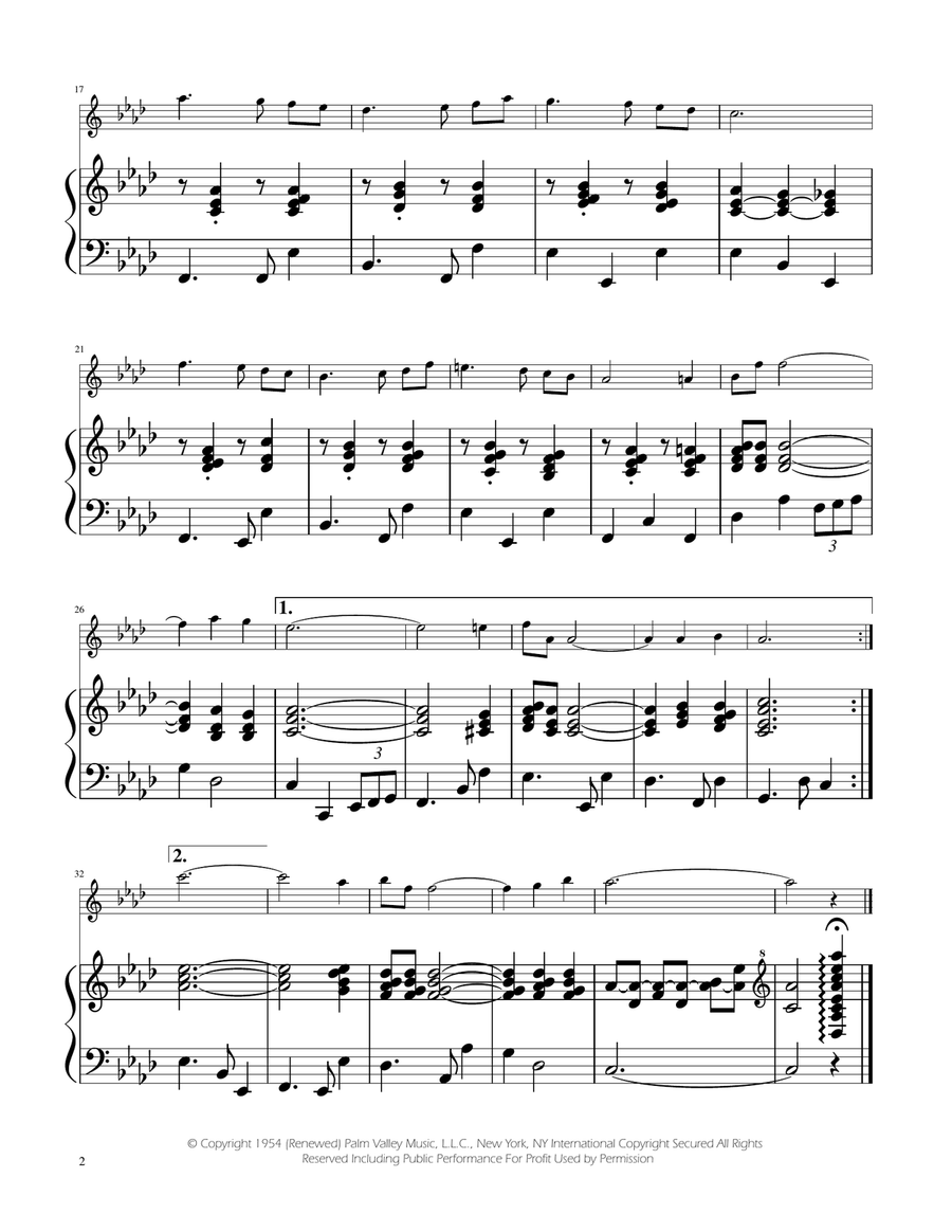 Fly Me To The Moon (In Other Words) Flute Solo scores gallery preview page 2