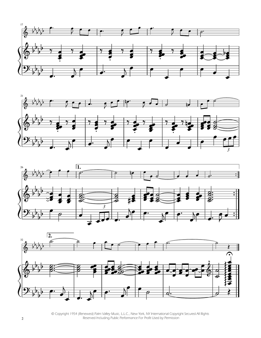 Fly Me To The Moon (In Other Words) Trumpet Solo scores gallery preview page 2