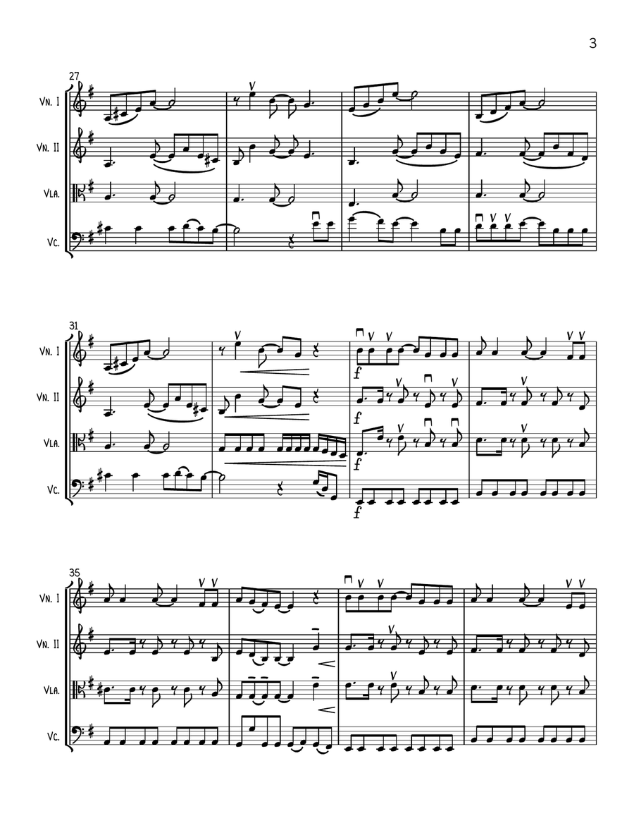 Abracadabra String Quartet scores gallery preview page 3