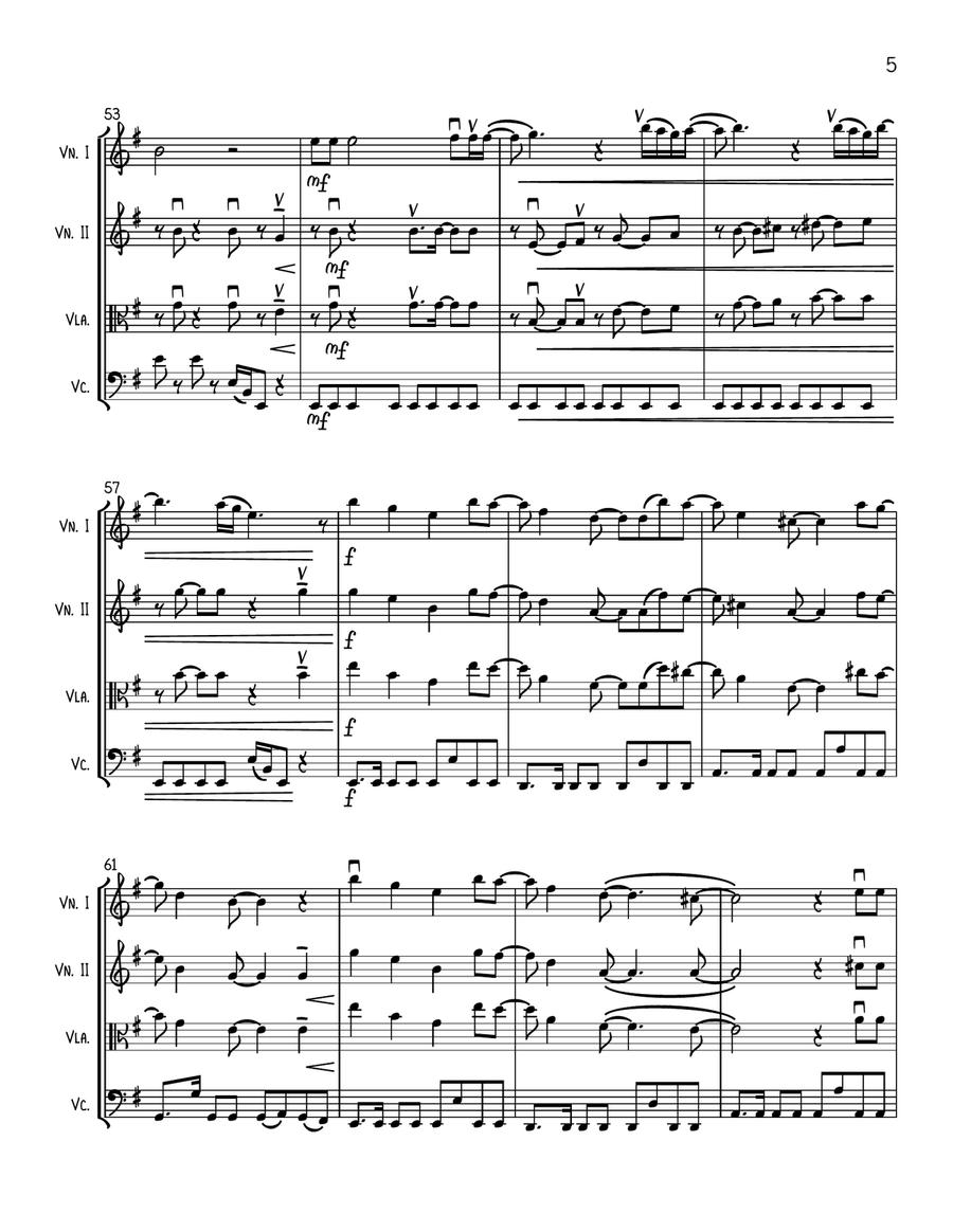 Abracadabra String Quartet scores gallery preview page 5
