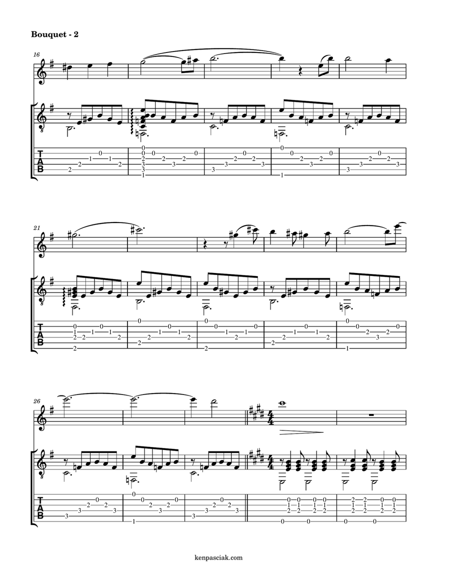 Bouquet Bouquet Flute scores gallery preview page 4