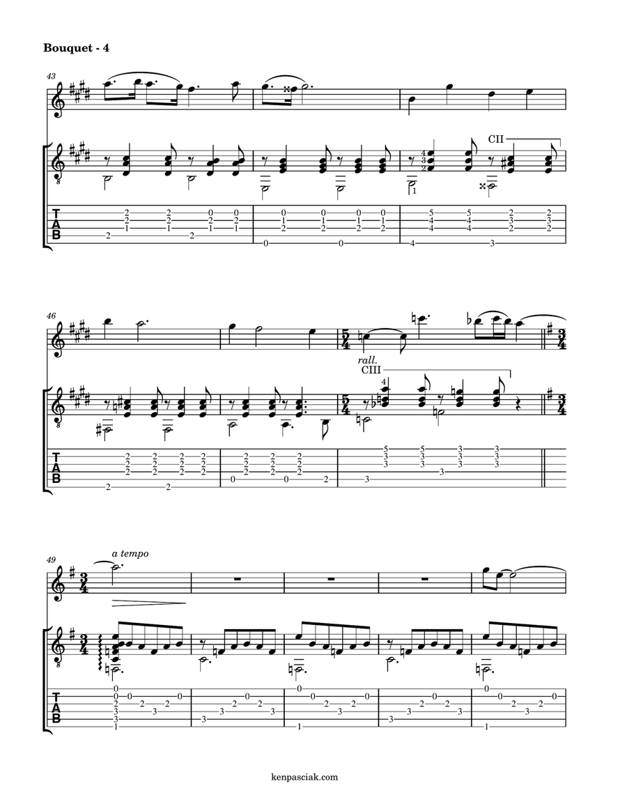 Bouquet Bouquet Flute scores gallery preview page 6