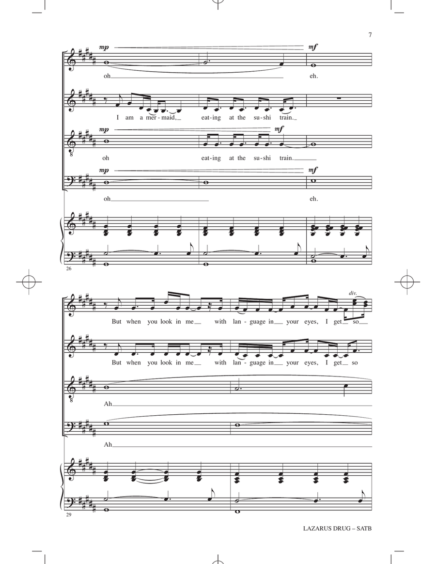 Lazarus Drug (from Bluey) (arr. Katerina Gimon) 4-Part scores gallery preview page 5