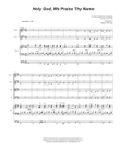 Holy God, We Praise Thy Name (String Quartet and Organ)