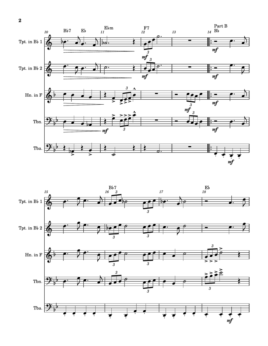 A Tune for Sam & Jaz A Tune for Sam & Jaz 3-Part scores gallery preview page 2