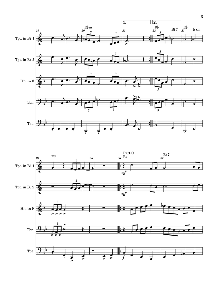 A Tune for Sam & Jaz A Tune for Sam & Jaz 3-Part scores gallery preview page 3