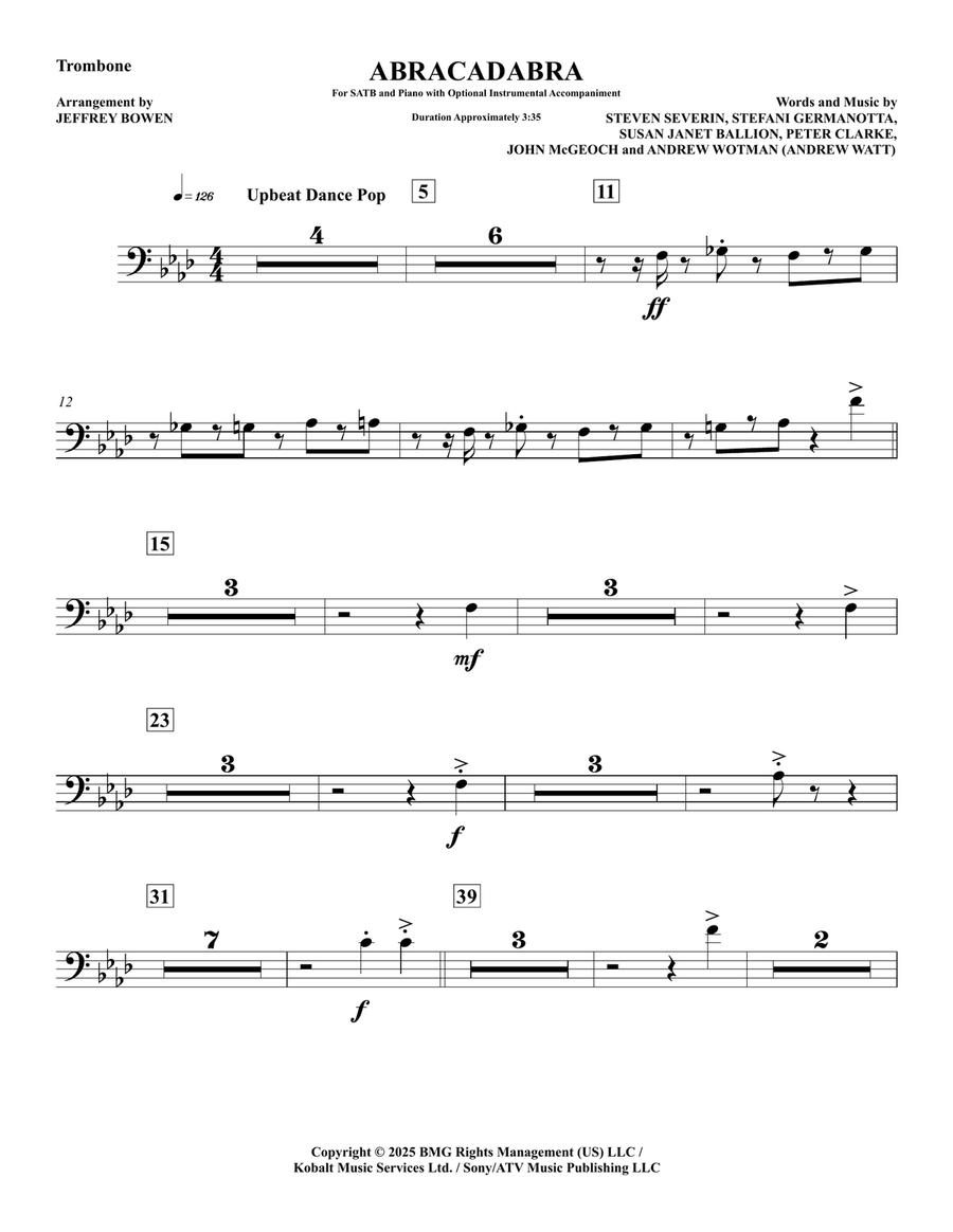 Abracadabra Concert Band scores gallery preview page 5