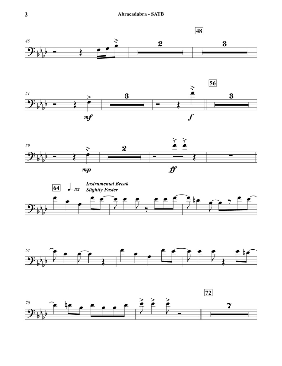 Abracadabra Concert Band scores gallery preview page 6