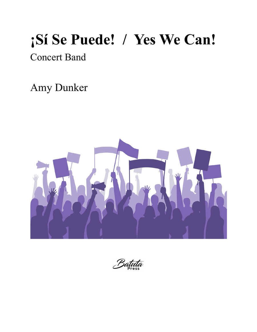 ¡Sí Se Puede! / Yes We Can! Concert Band scores gallery preview page 1
