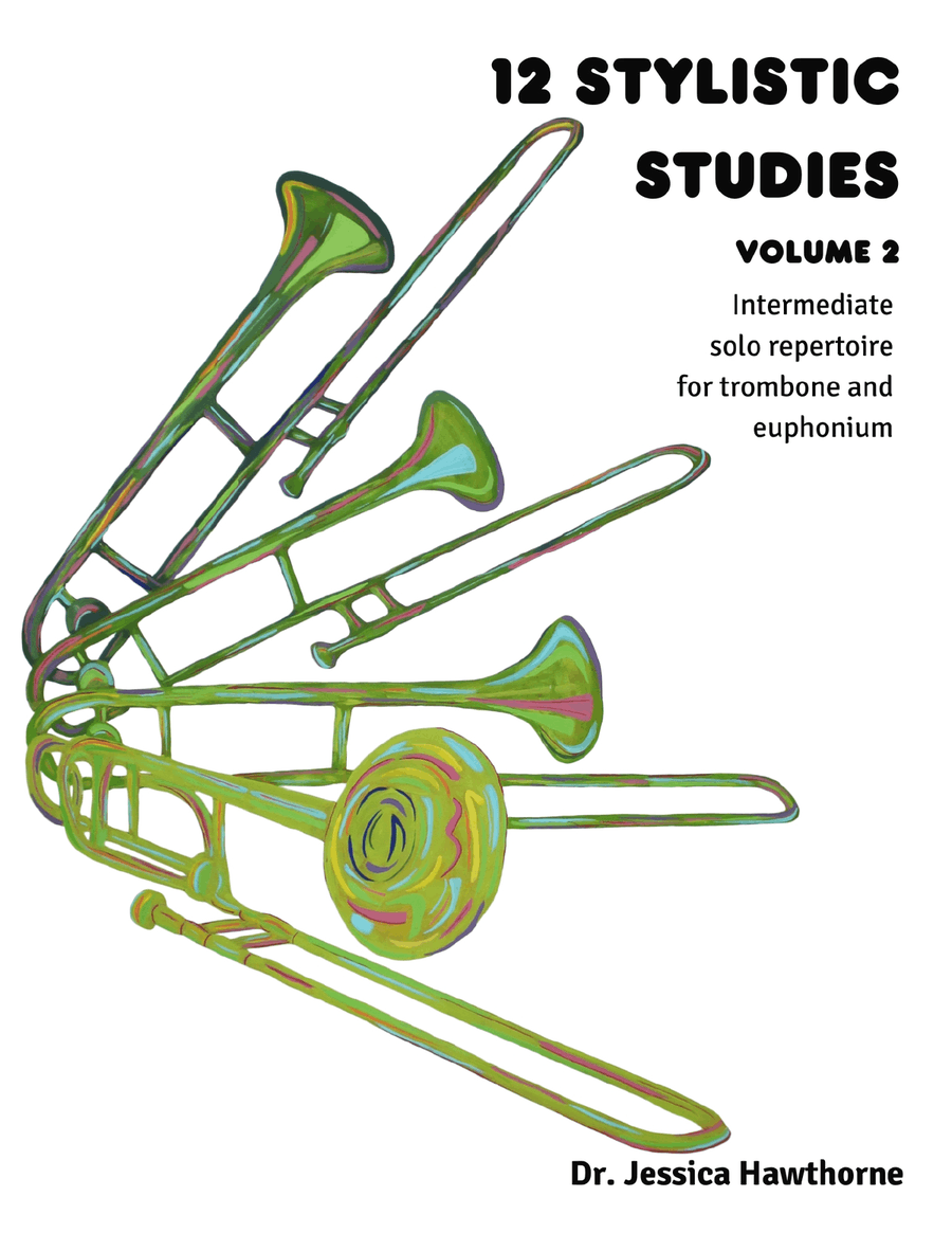 12 Stylistic Studies for Trombone or Euphonium volume 2 Euphonium scores gallery preview page 1