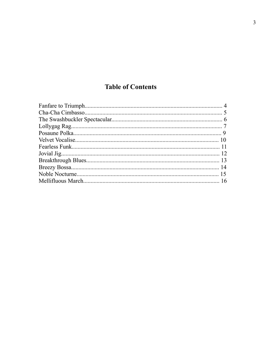 12 Stylistic Studies for Trombone or Euphonium volume 2 Euphonium scores gallery preview page 4