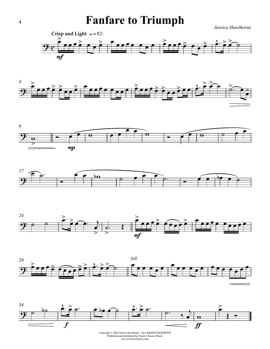12 Stylistic Studies for Trombone or Euphonium volume 2 Euphonium scores gallery preview page 5