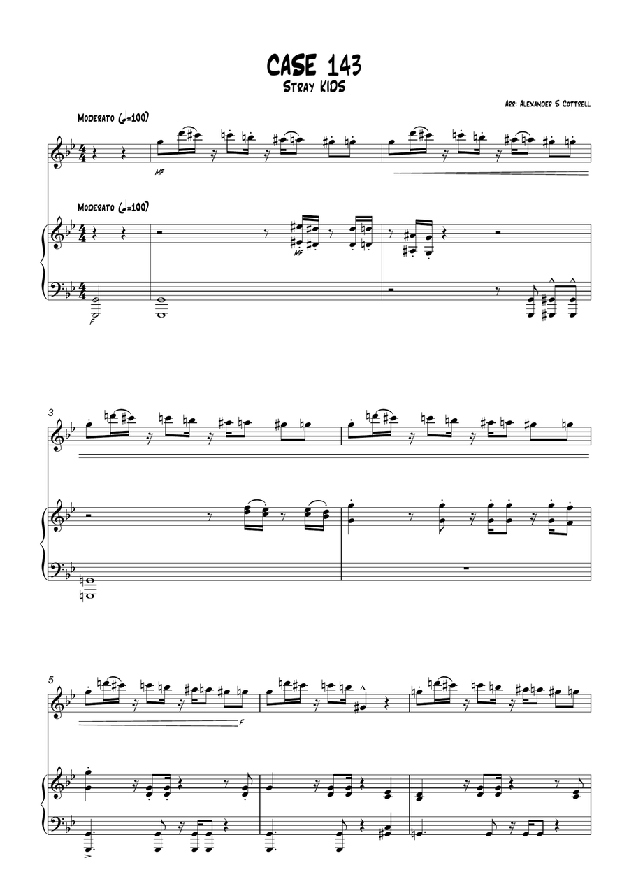 Case 143 Case 143 Flute Solo scores gallery preview page 1