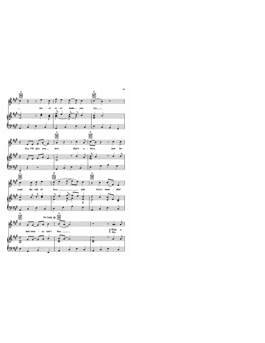Above And Beyond Above And Beyond Piano, Vocal, Guitar scores gallery preview page 2