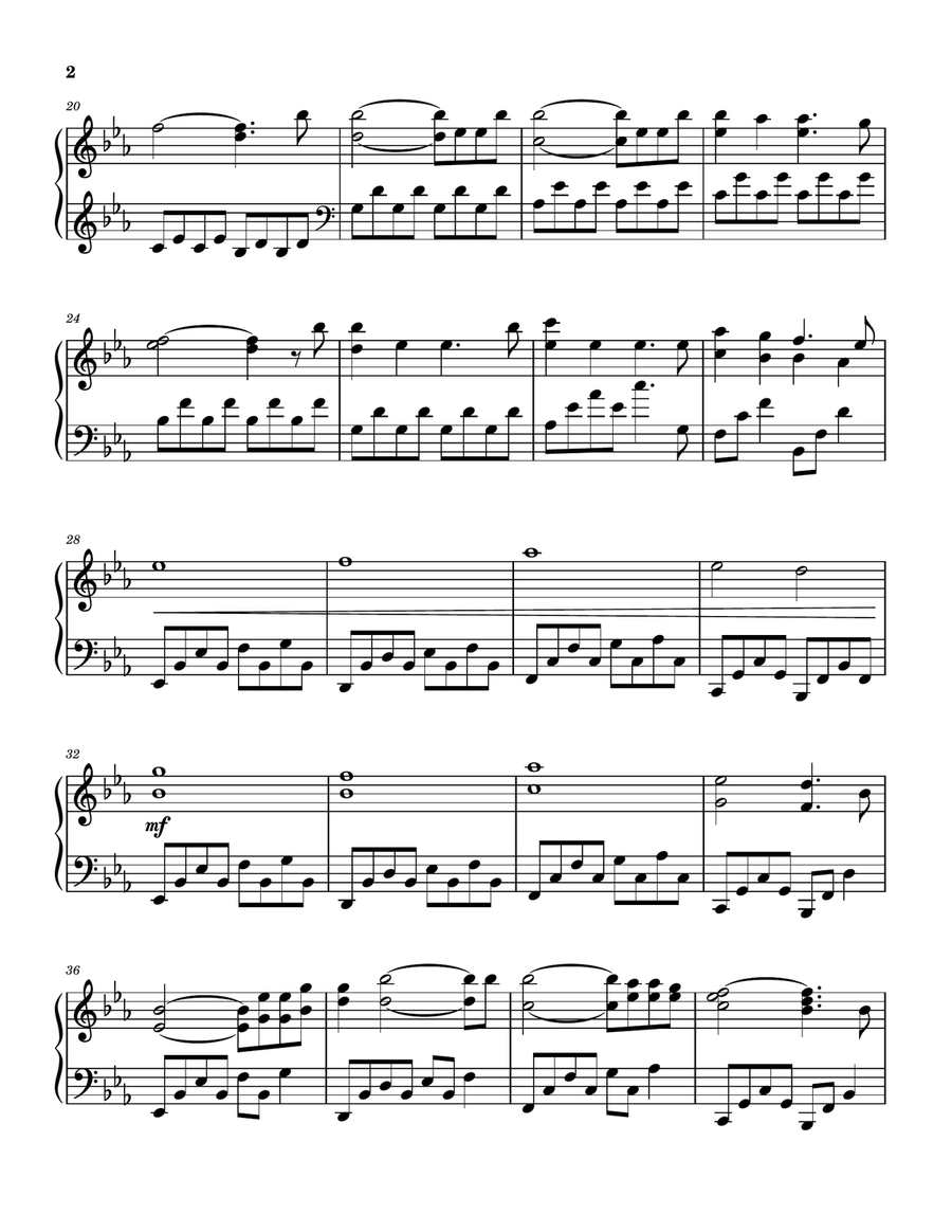 When I am Baptized When I am Baptized Piano Solo scores gallery preview page 2