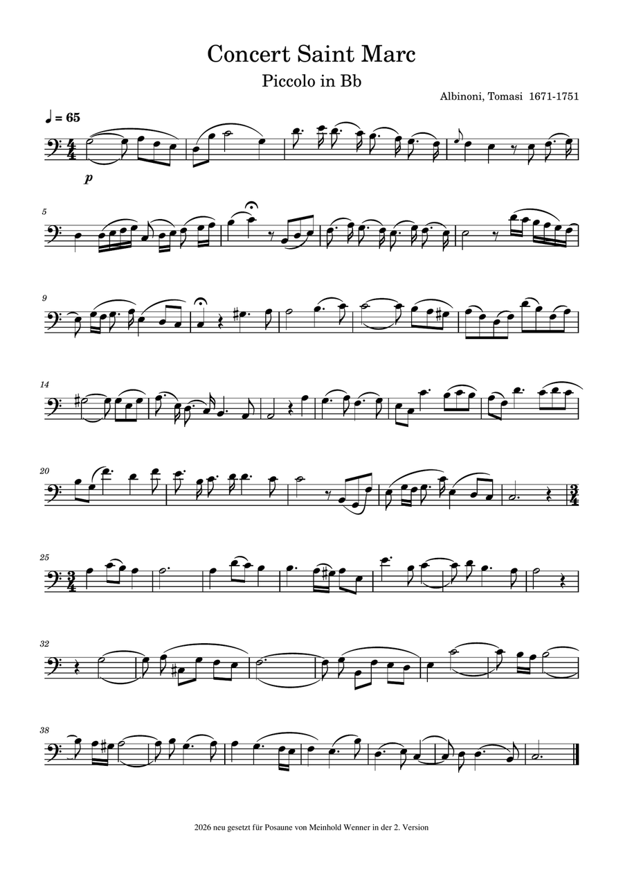 37 easy peaces for trombone 1583 -1685 Trombone Solo scores gallery preview page 3