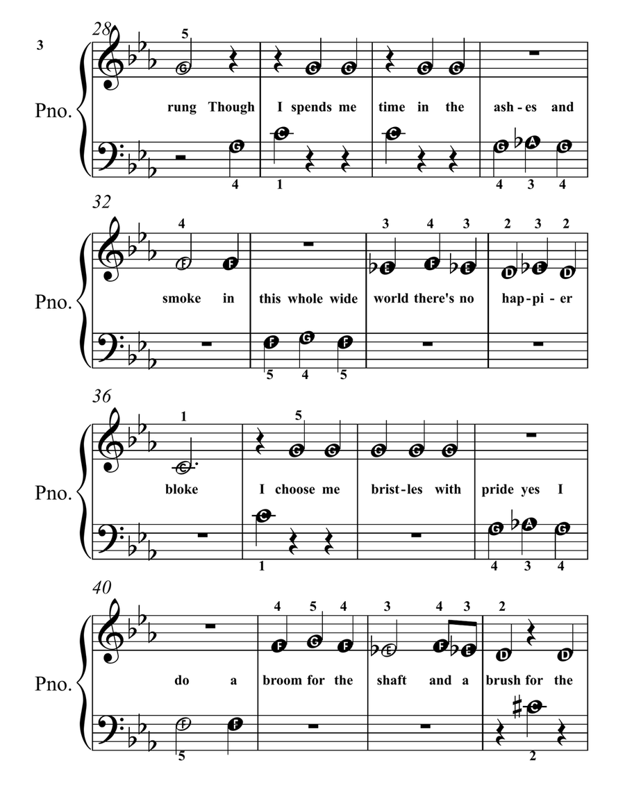 Chim Chim Cher-Ee Chim Chim Cher-Ee Piano Method scores gallery preview page 3