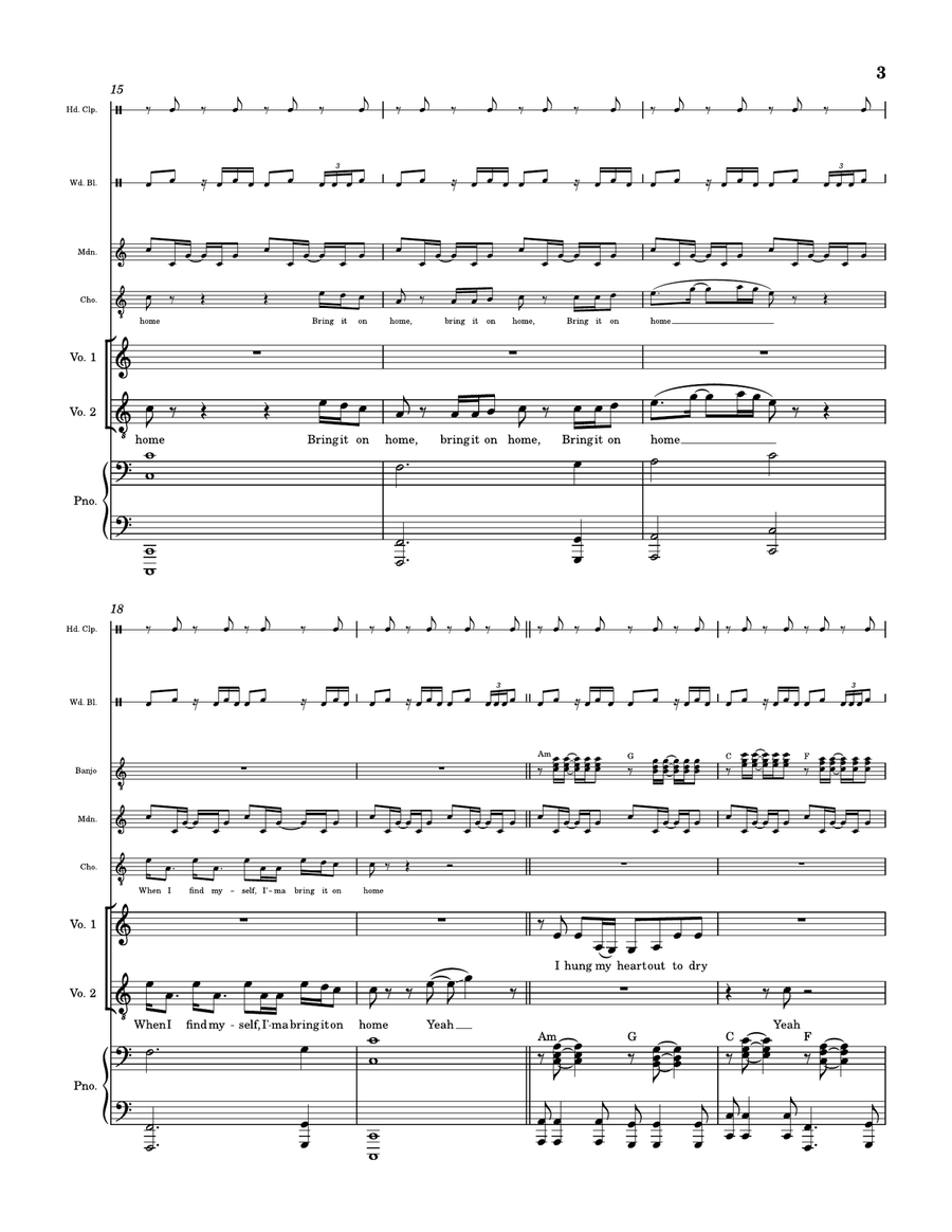 Bring It On Home Vocal Duet scores gallery preview page 3