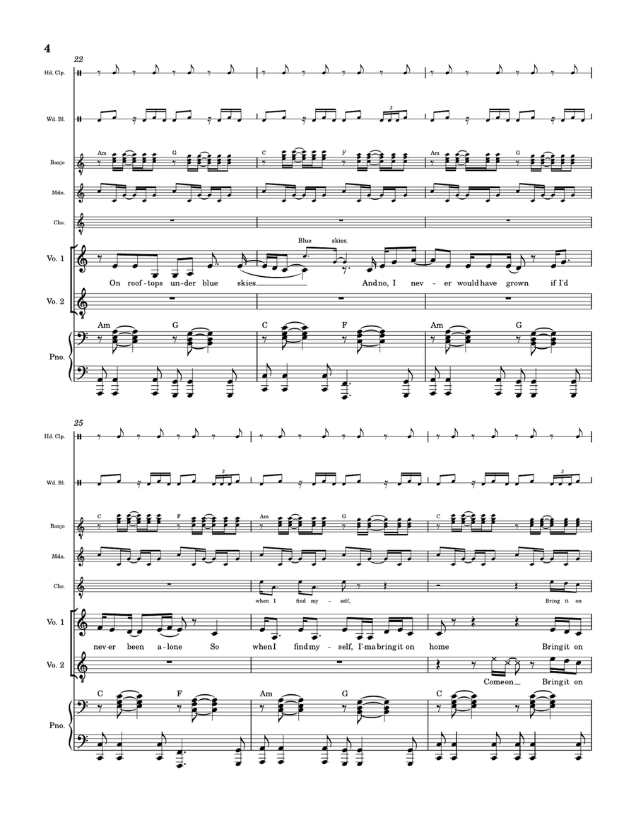 Bring It On Home Vocal Duet scores gallery preview page 4