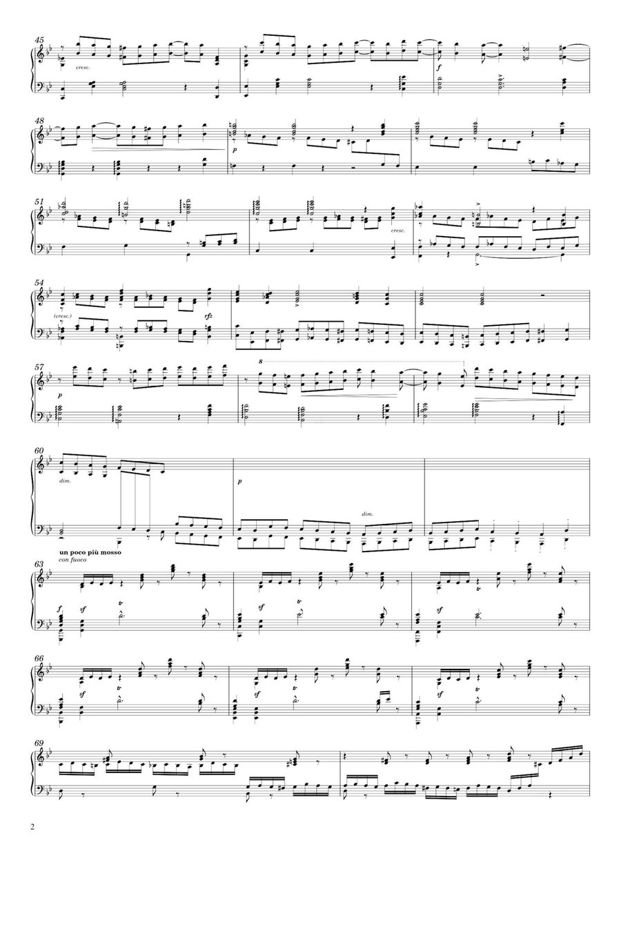 Sarabande and Chaconne - Franz Liszt Piano Solo scores gallery preview page 2