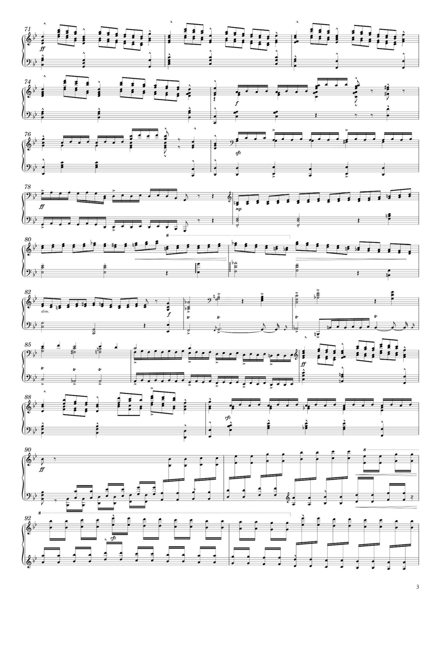 Sarabande and Chaconne - Franz Liszt Piano Solo scores gallery preview page 3