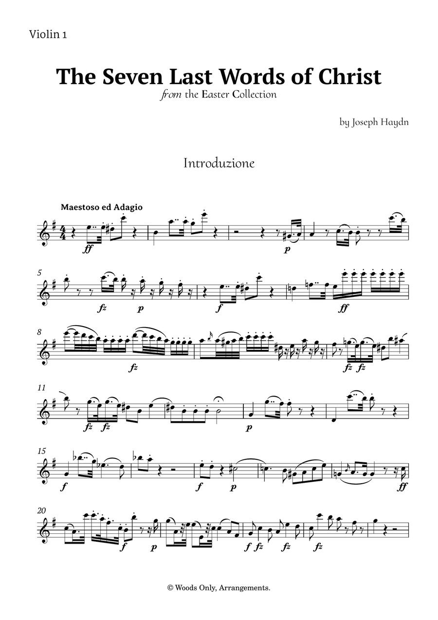 5 Easter Songs for Violin Quartet plus one Bonus String Quartet scores gallery preview page 5