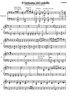 Il fantasma del castello (only separate parts) Flute scores gallery preview page 3