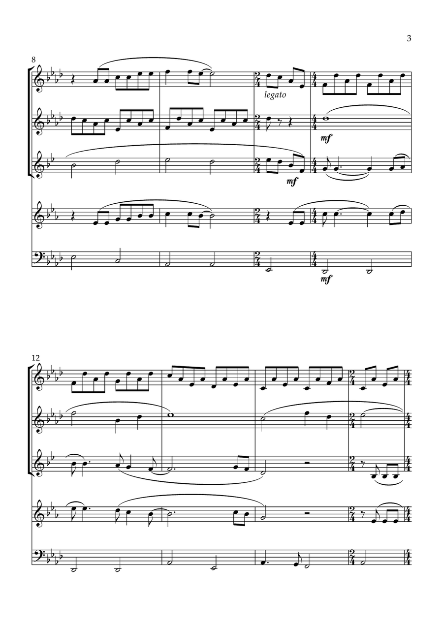 The Sound Of Silence The Sound Of Silence Woodwind Quintet scores gallery preview page 3
