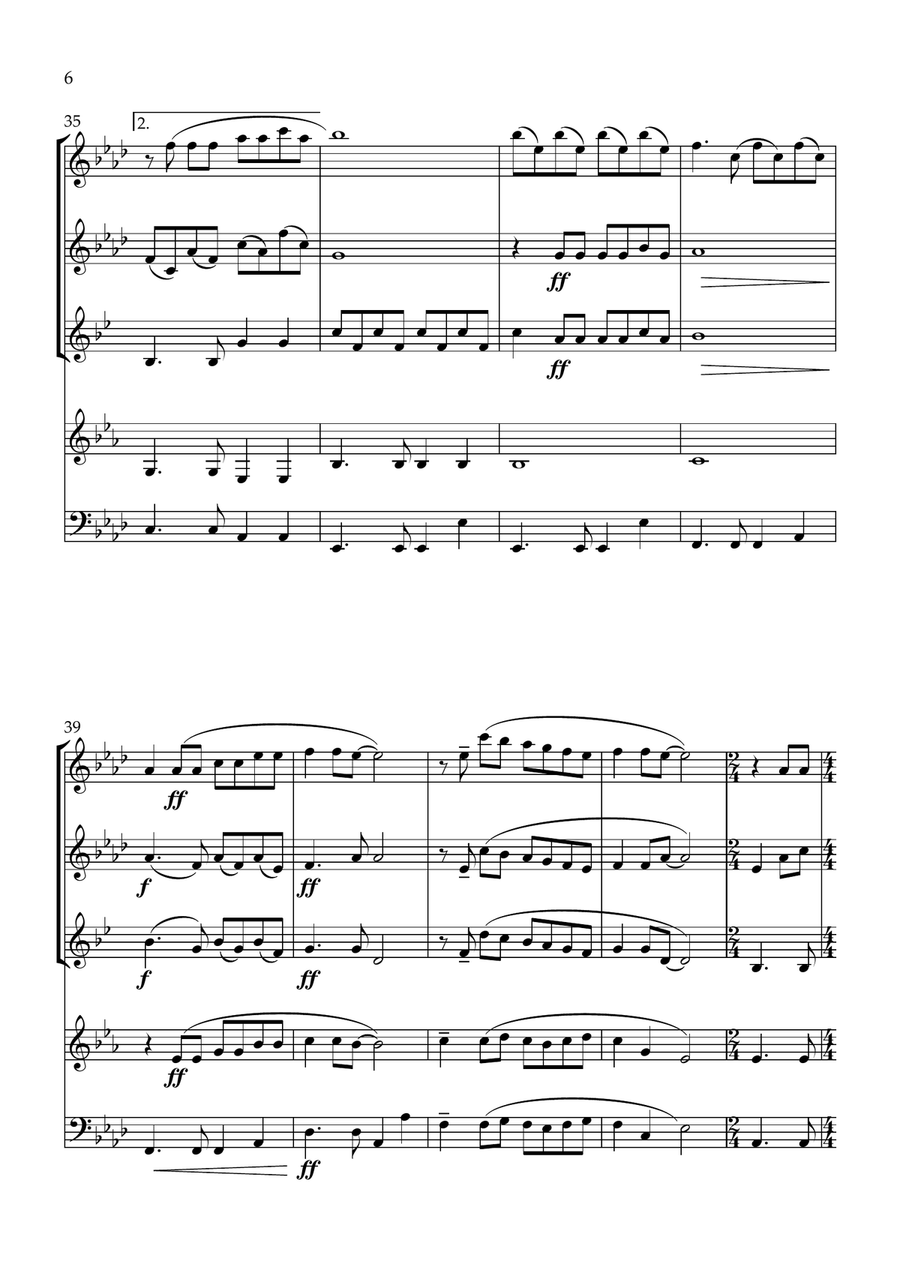 The Sound Of Silence The Sound Of Silence Woodwind Quintet scores gallery preview page 6
