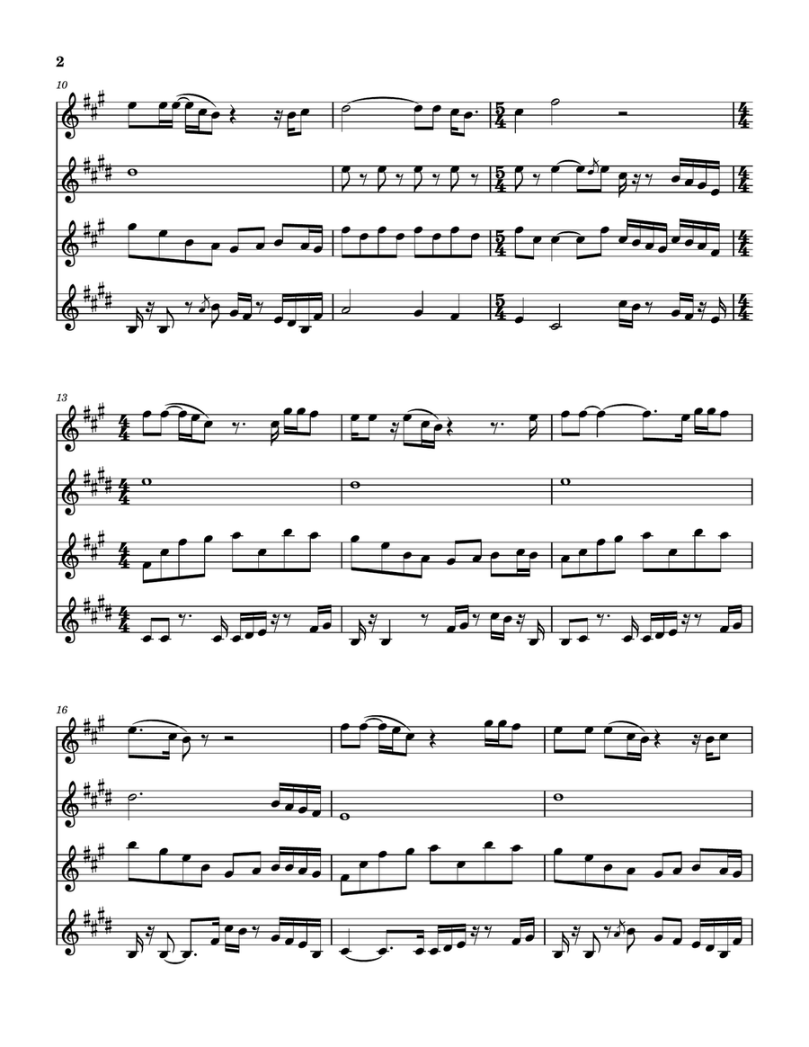 Nantucket Sleighride Nantucket Sleighride Saxophone Quartet scores gallery preview page 3