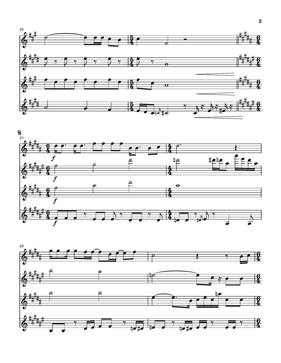 Nantucket Sleighride Nantucket Sleighride Saxophone Quartet scores gallery preview page 4