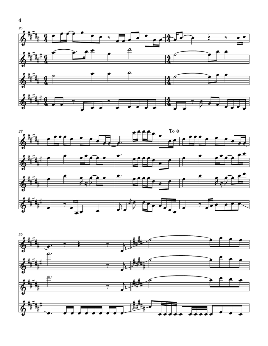 Nantucket Sleighride Nantucket Sleighride Saxophone Quartet scores gallery preview page 5