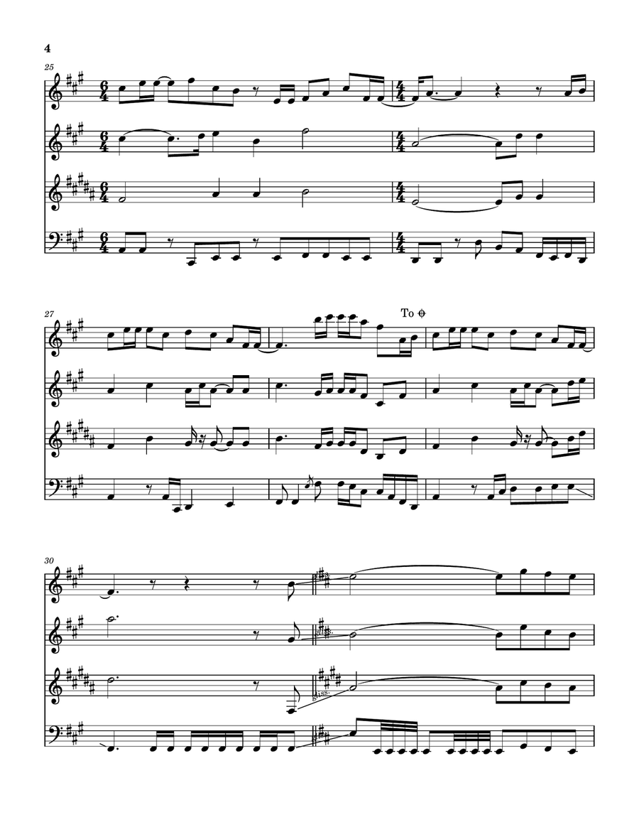 Nantucket Sleighride Nantucket Sleighride Woodwind Quartet scores gallery preview page 5