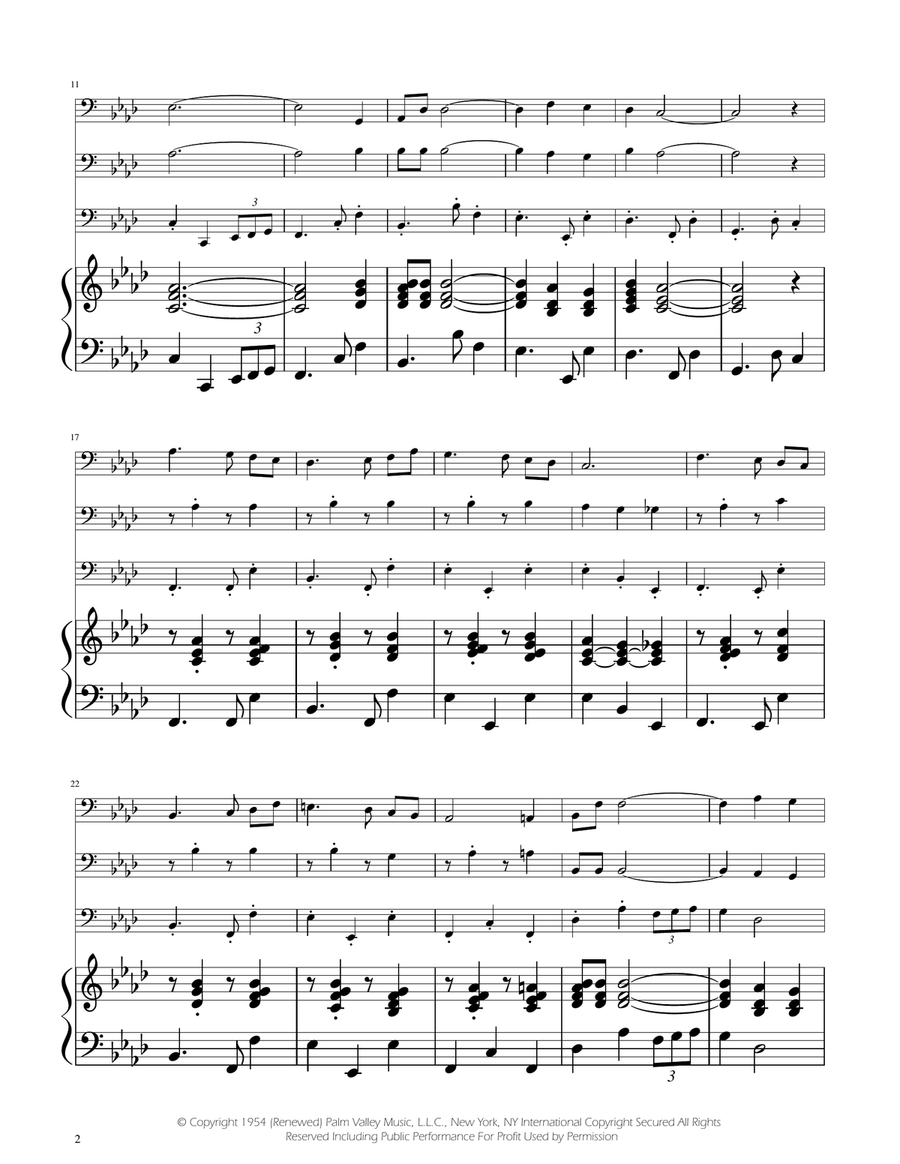 Fly Me To The Moon (In Other Words) String Trio scores gallery preview page 2