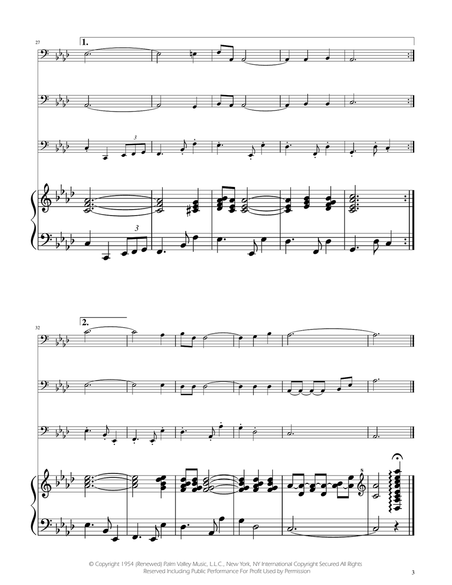 Fly Me To The Moon (In Other Words) String Trio scores gallery preview page 3