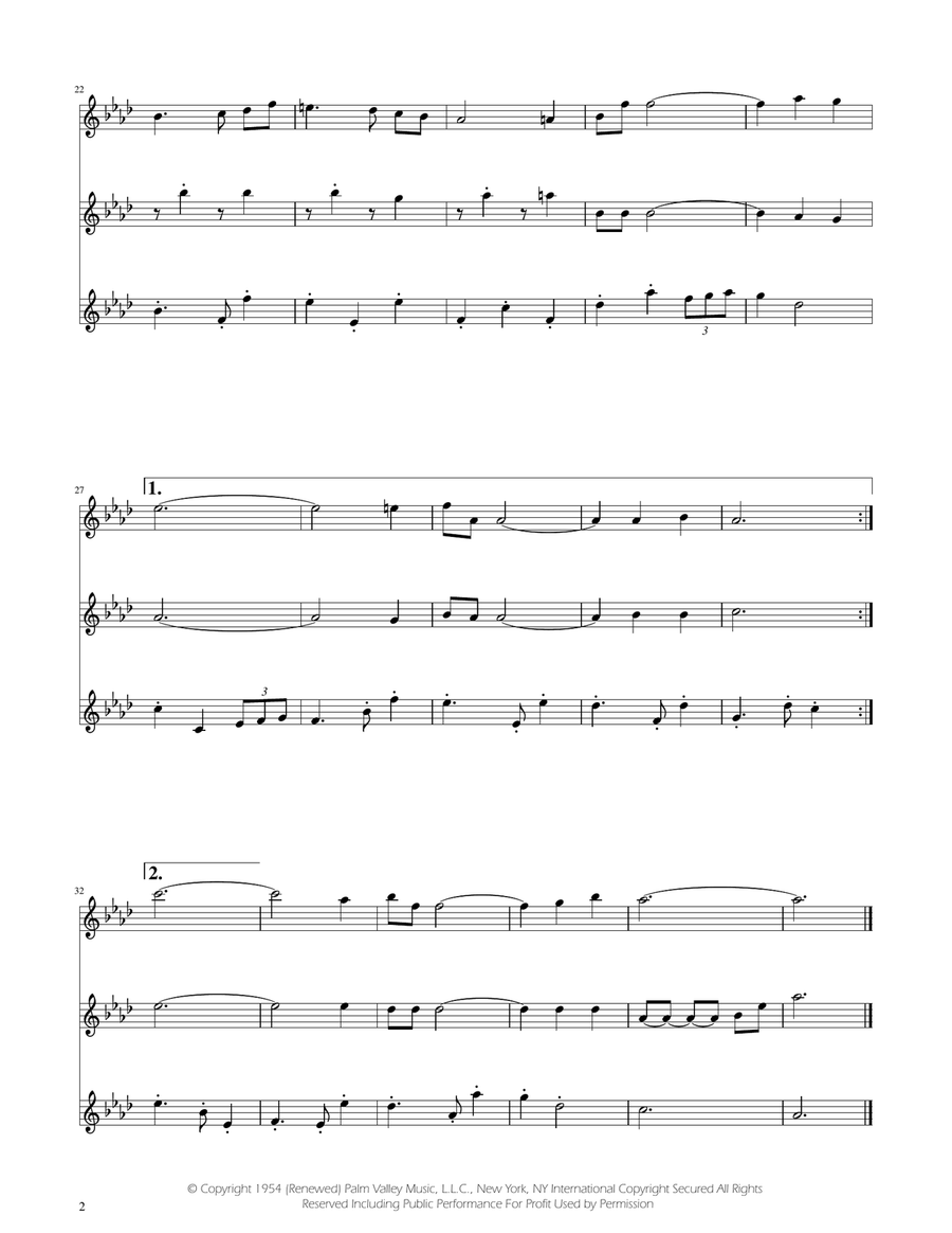 Fly Me To The Moon (In Other Words) String Trio scores gallery preview page 2