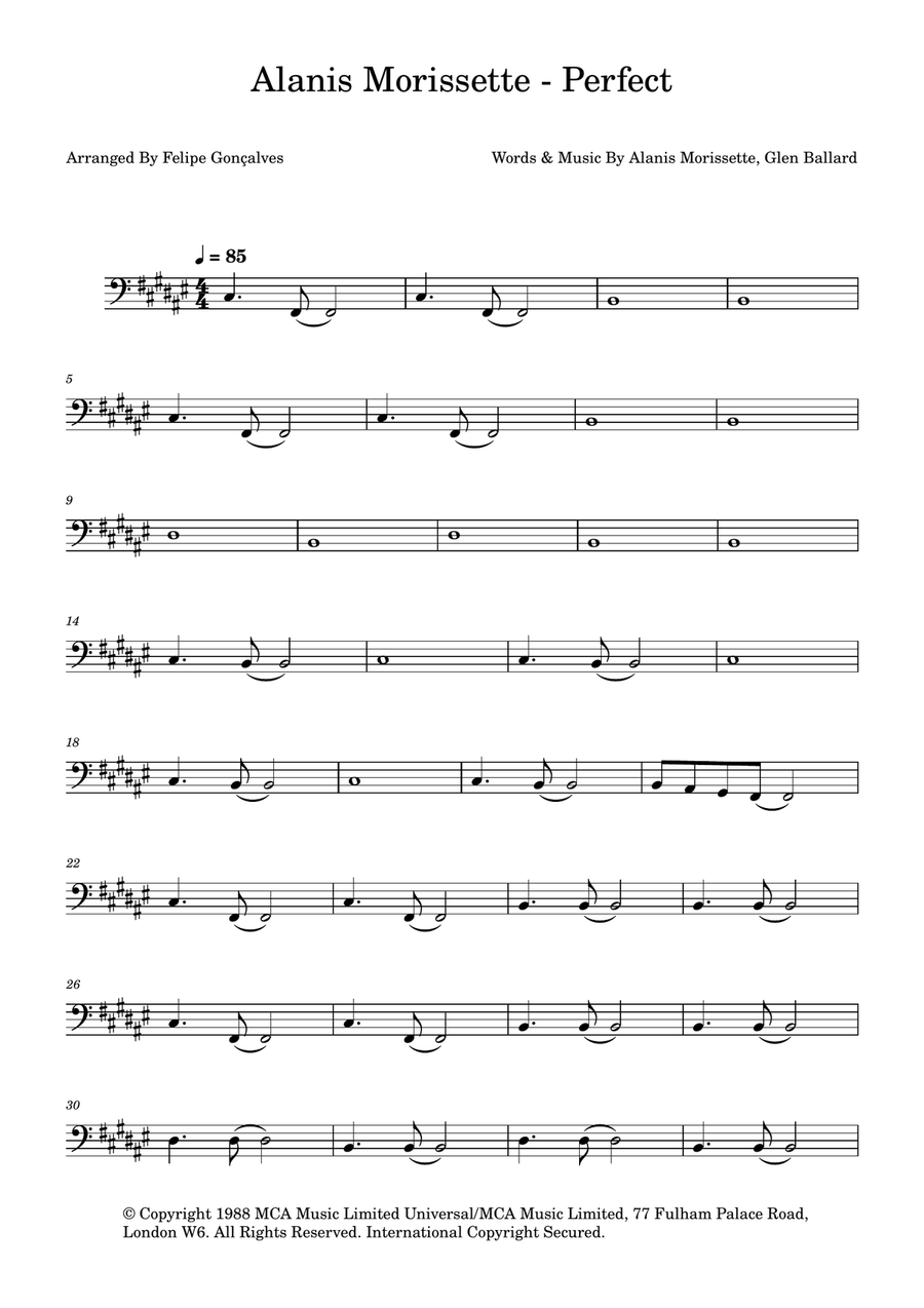 Perfect Acoustic Guitar scores gallery preview page 1