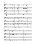 Long Ago (And Far Away) String Quartet scores gallery preview page 4
