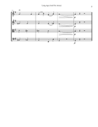 Long Ago (And Far Away) String Quartet scores gallery preview page 5