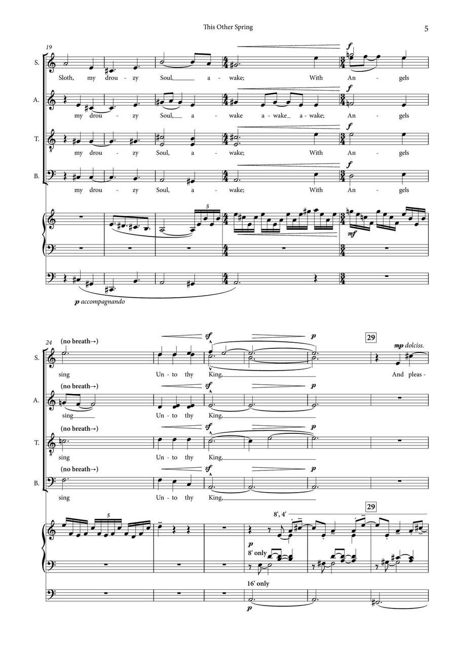 This Other Spring by Nico Muhly 4-Part - Digital Sheet Music page 4
