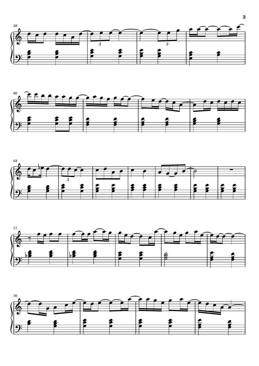 When I Was Your Man When I Was Your Man Easy Piano scores gallery preview page 3