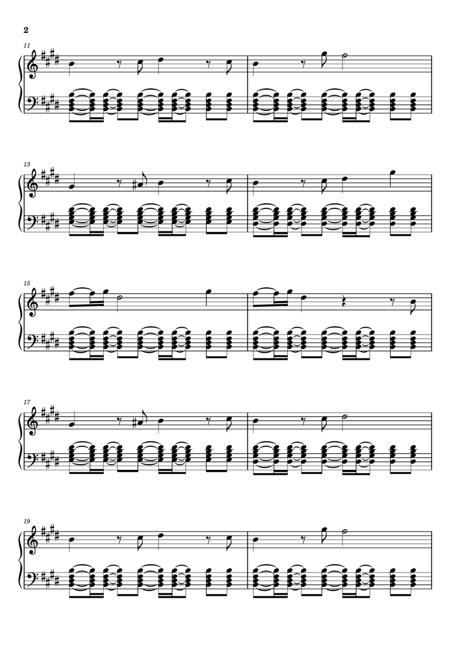 Sailor Song Sailor Song Piano Solo scores gallery preview page 2