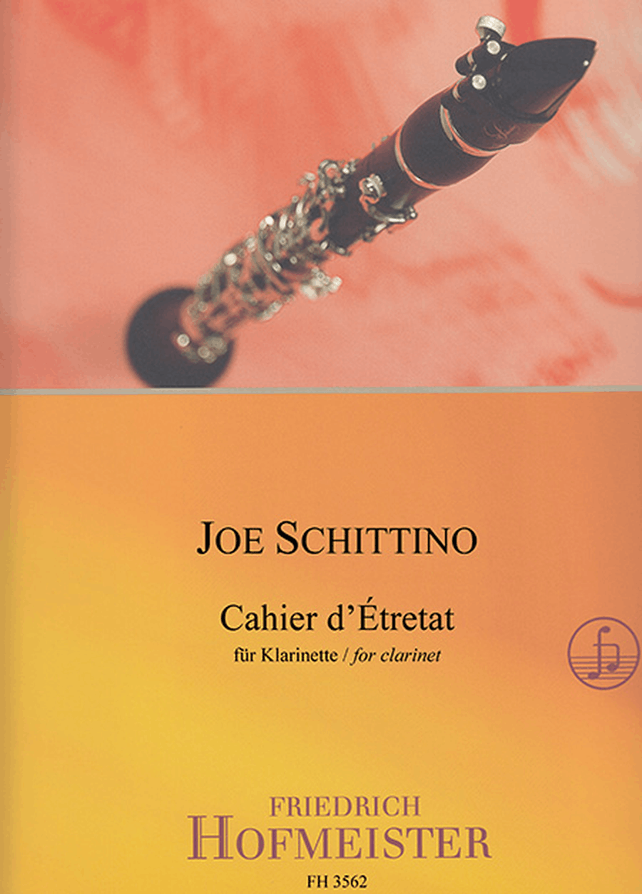 Cahier d'Étretat Cahier d'Étretat Clarinet Solo scores gallery preview page 1