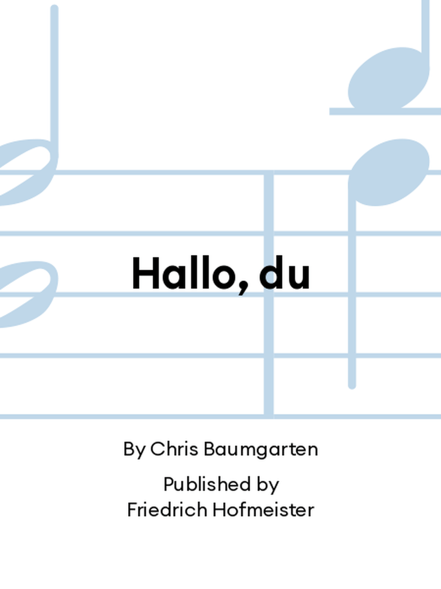 Hallo, du Hallo, du Voice scores gallery preview page 1