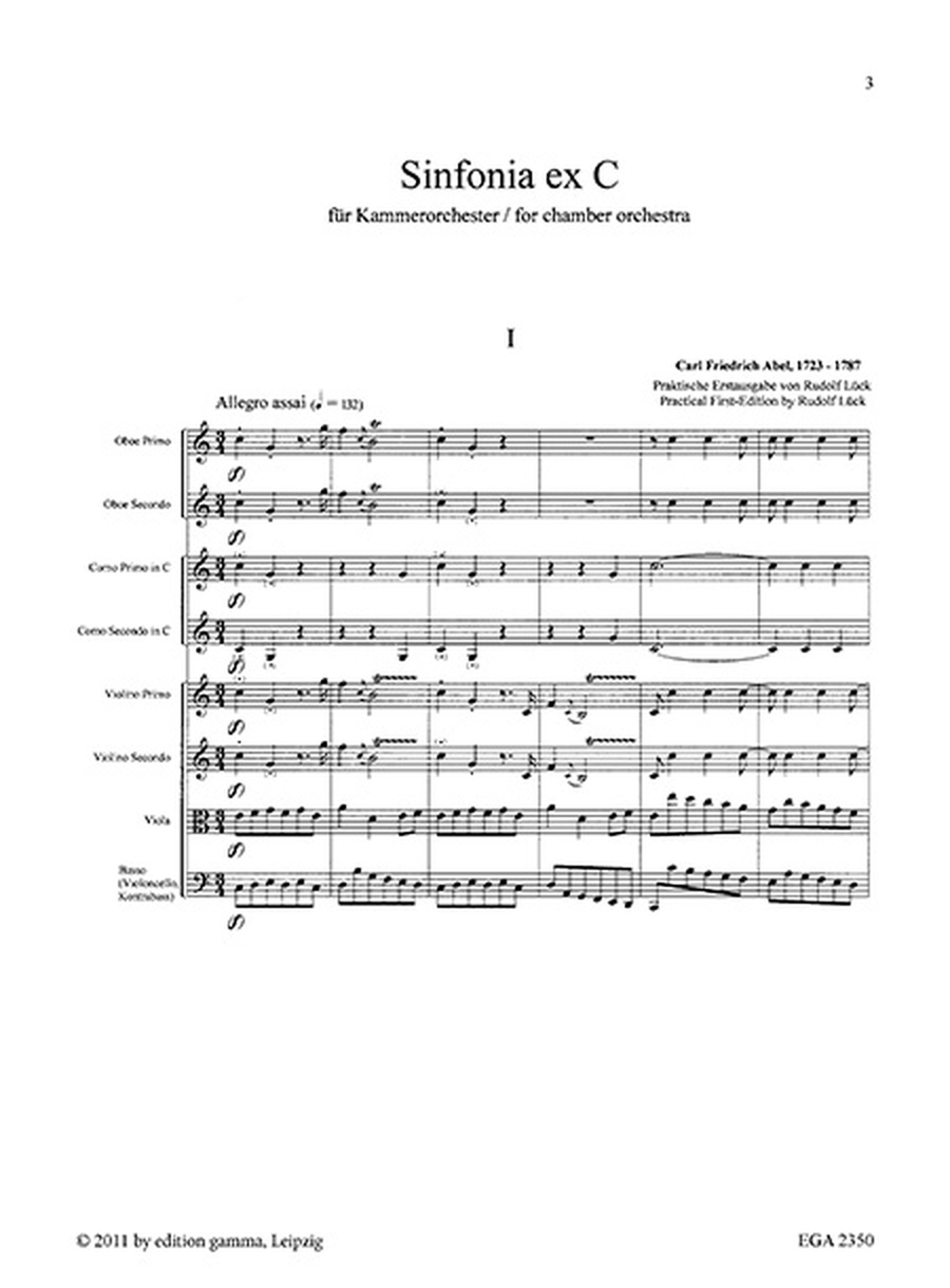 Sinfonia ex C Sinfonia ex C Oboe scores gallery preview page 2